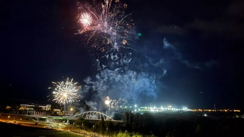 Fuegos artificiales de las Fiestas  La Encina 2023