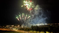Fuegos artificiales de las Fiestas  La Encina 2023