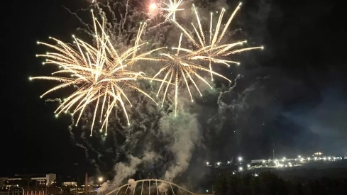 Fuegos artificiales de las Fiestas  La Encina 2023