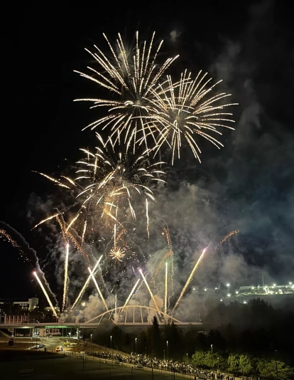 Fuegos artificiales de las Fiestas  La Encina 2023