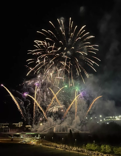 Fuegos artificiales de las Fiestas  La Encina 2023
