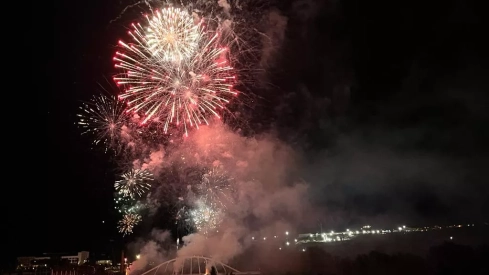 Fuegos artificiales de las Fiestas  La Encina 2023