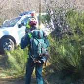 La Guardia Civil rescata a dos montañeros en Truchas, León