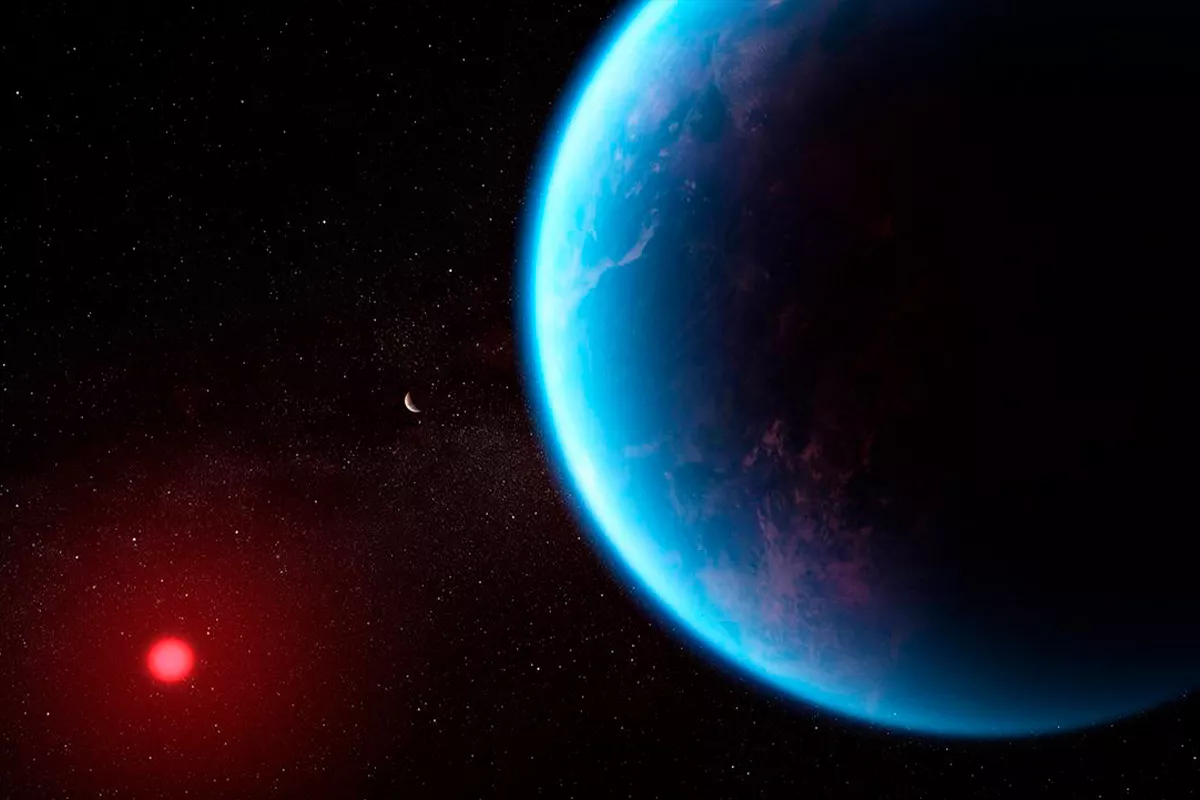 Un lejano exoplaneta podria esconder oceanos y un posible indicio de vida