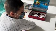 Adrián Prada, un niño de Toreno con leucemia. Foto cedida a InfoBierzo por la familia