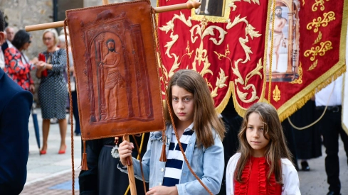  Tradicional procesión y comitiva de autoridades en el día del Cristín de Bembibre  (5)