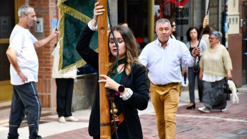  Tradicional procesión y comitiva de autoridades en el día del Cristín de Bembibre  (7)