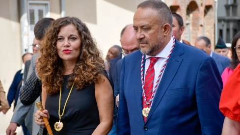  Tradicional procesión y comitiva de autoridades en el día del Cristín de Bembibre  (12)