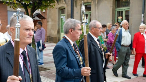  Tradicional procesión y comitiva de autoridades en el día del Cristín de Bembibre  (43)