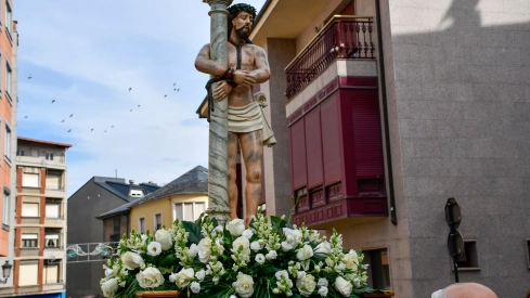  Tradicional procesión y comitiva de autoridades en el día del Cristín de Bembibre  (47)