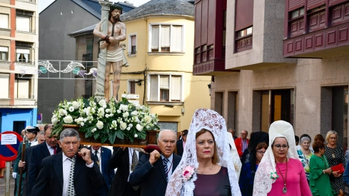  Tradicional procesión y comitiva de autoridades en el día del Cristín de Bembibre  (85)