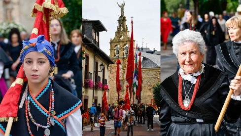 Desfile autoridades en el día del Cristín de Bembibre.