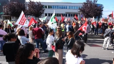 Huelga en Teleperformance Ponferrada por el ERE Huelga en Teleperformance Ponferrada por el ERE