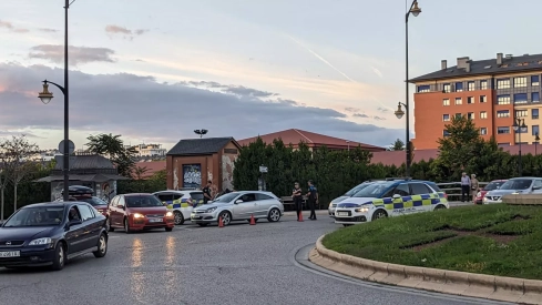 Control de la Policía de Ponferrada