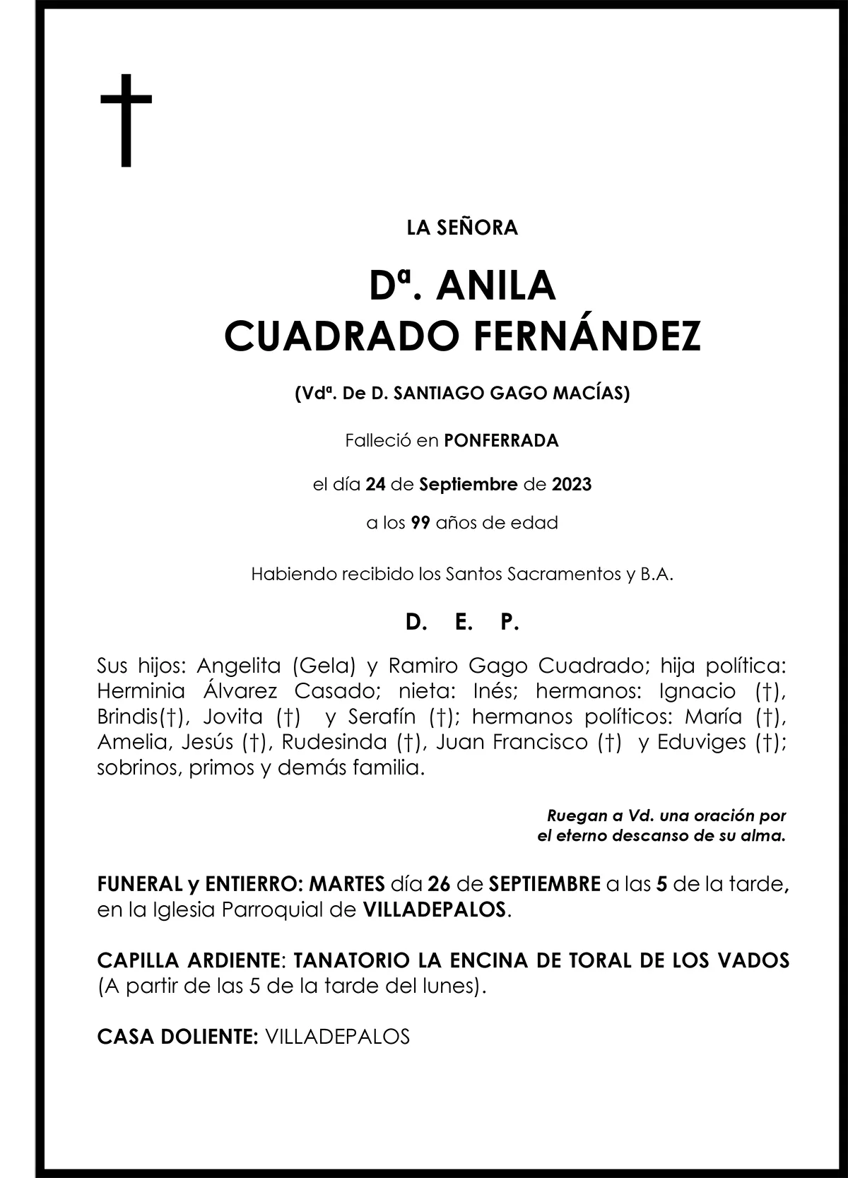 ANILA CUADRADO FERNANDEZ