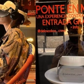 Proyecto de gafas de realidad virtual contra la LGTBIFOBIA. Foto: @deloscobos_crew Proyecto de gafas de realidad virtual contra la LGTBIFOBIA. Foto: @deloscobos_crew