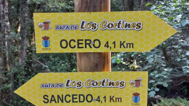 Sancedo inaugura dos nuevos tramos en la segunda edición de su Ruta de los Cortines