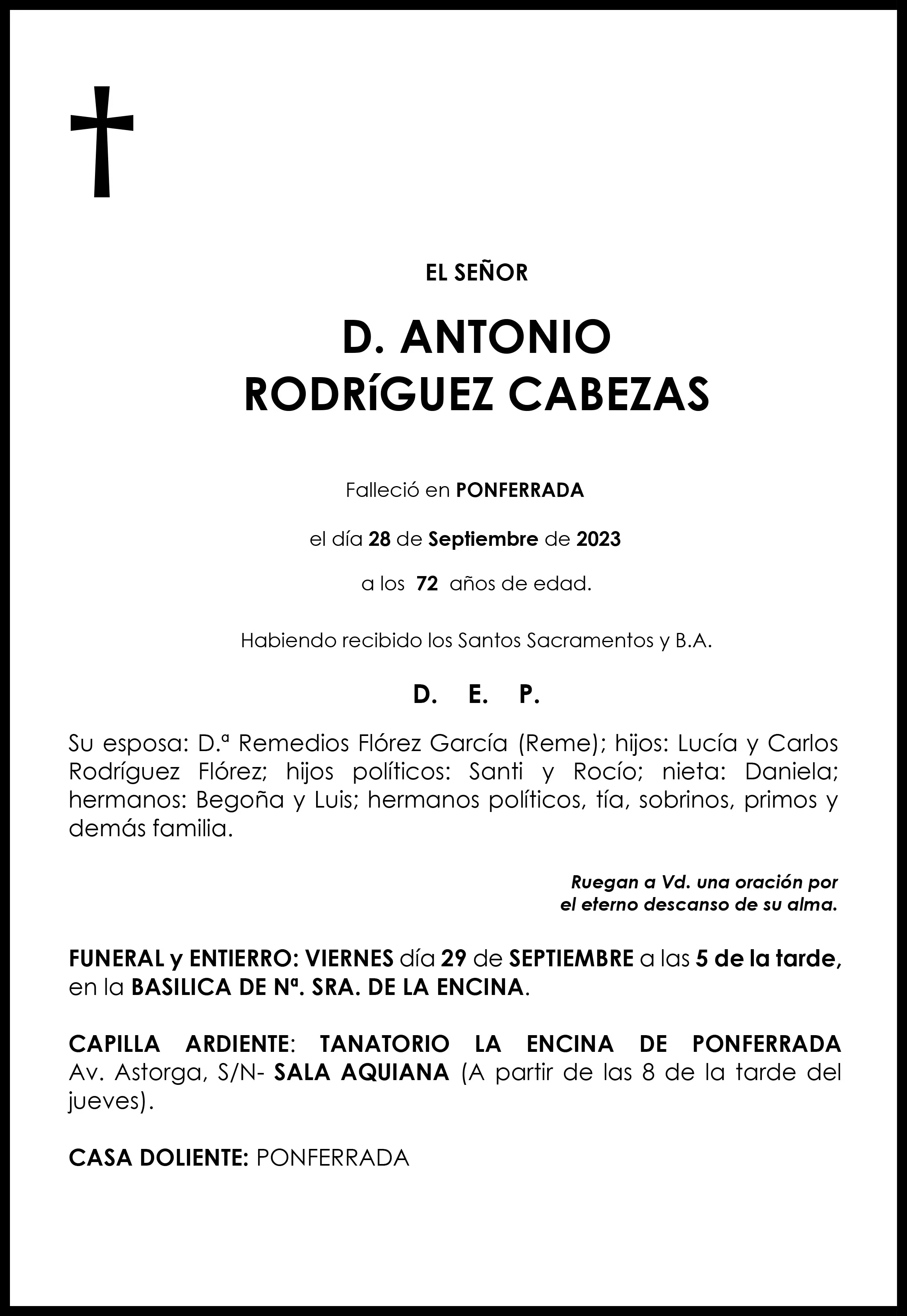 ANTONIO RODRIGUEZ CABEZAS