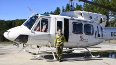 Sara Radío, primera y única bombera forestal en El Bierzo