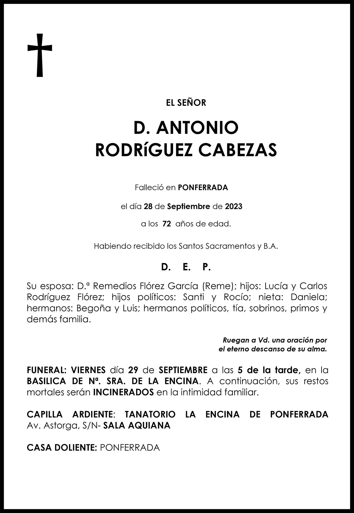 ANTONIO RODRIGUEZ CABEZAS 