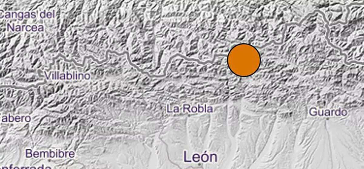 Puebla de Lillo (León) registra el segundo terremoto en la provincia en menos de 72 horas de 3,2 grados