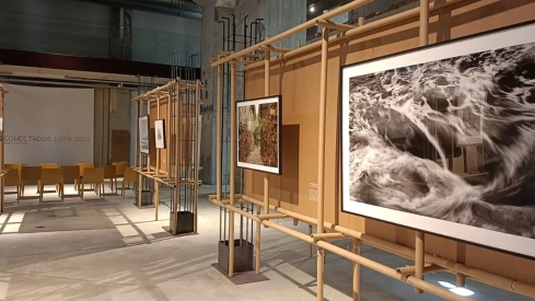 La exposición 'Conectados, Energía y Ecociencia' permanecerá en la Térmica Cultural hasta el 31 de diciembre