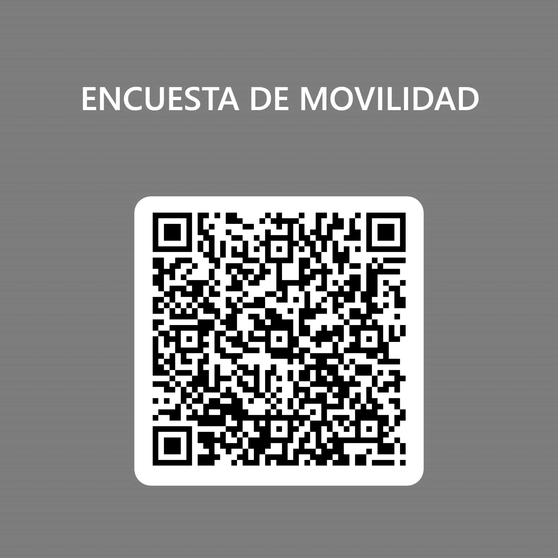 Código QR para ENCUESTA DE MOVILIDAD