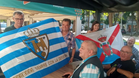 La Ponferradina no está sola en Tarragona: la Asociación de Bercianos en Cataluña y los Piratas animan