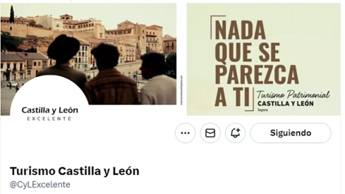 Cuenta de X de Turismo Castilla y  León