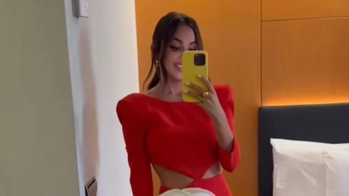 Vestido de Alexia Rivas para la boda de Isa Pantoja de Silvia Fernández