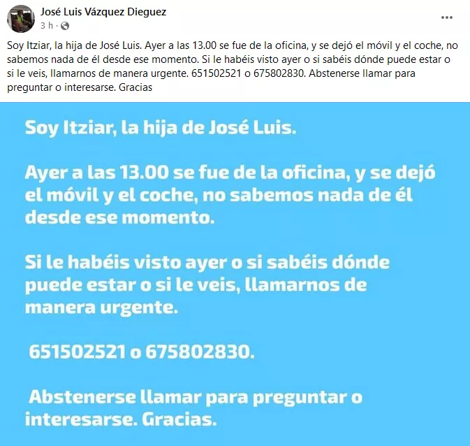 Captura de pantalla de José Luis Vázquez