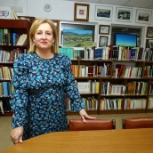 La presidenta del Instituto de Estudios Bercianos, Patricia Pérez