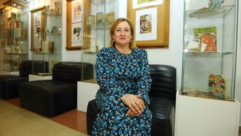 La presidenta del Instituto de Estudios Bercianos, Patricia Pérez.