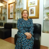 La presidenta del Instituto de Estudios Bercianos, Patricia Pérez.