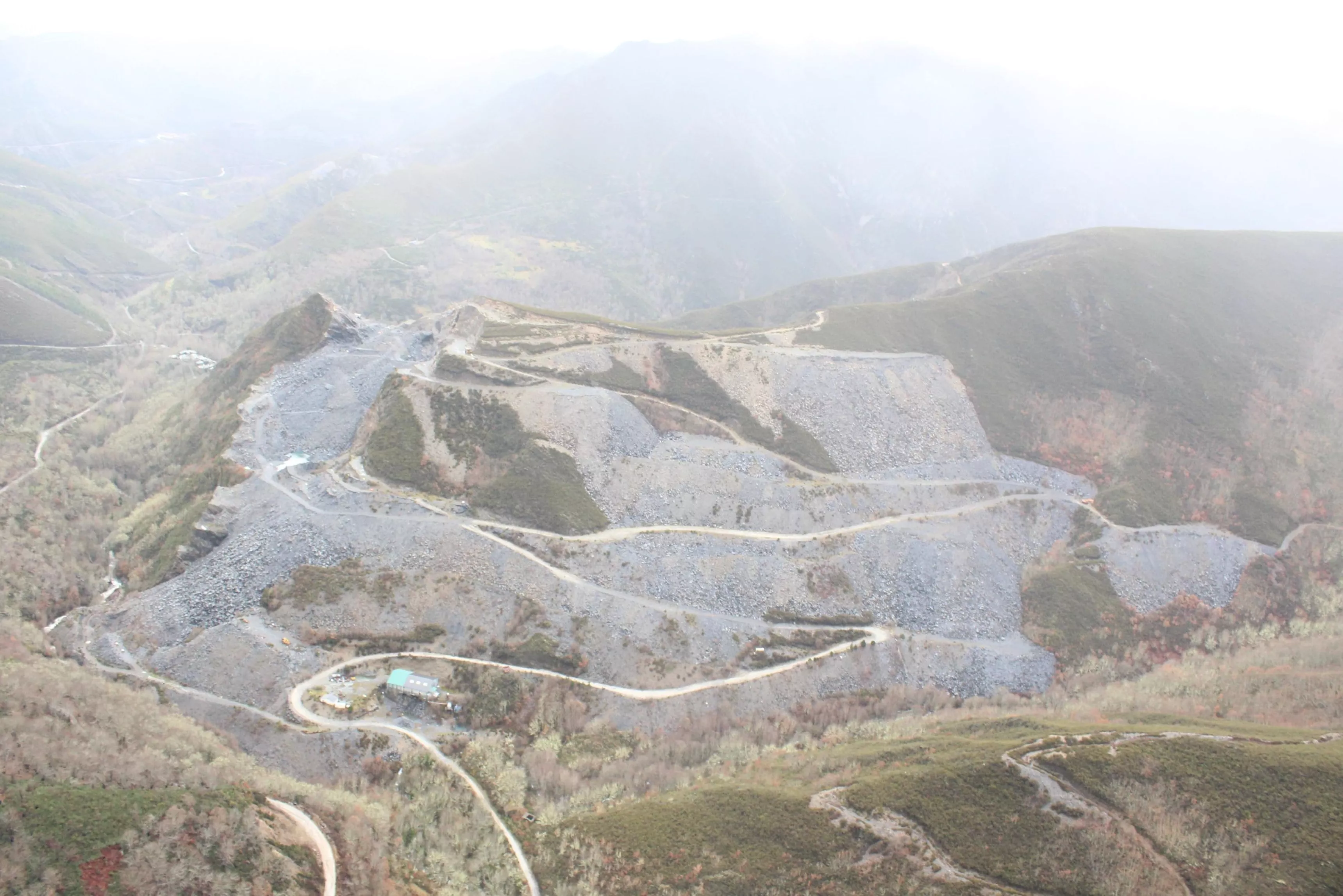 Pizarrera Nano, una de las minas ilegales según el Observatorio Ibérico de la Minería (MINOB