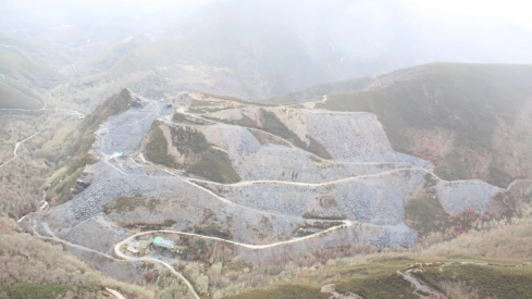 Pizarrera Nano, una de las minas ilegales según el Observatorio Ibérico de la Minería (MINOB