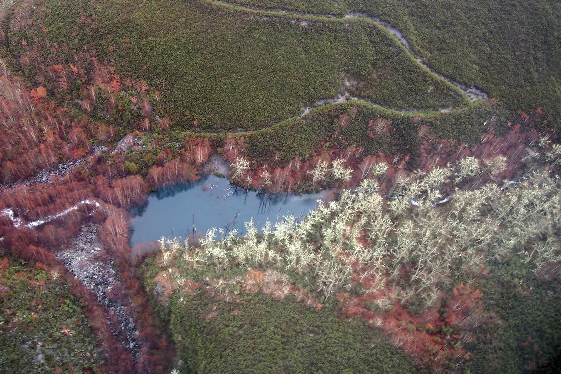 Colmatación de cauces con residuos mineros