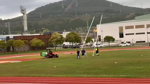 Palos rugby en el Colomán Trabado