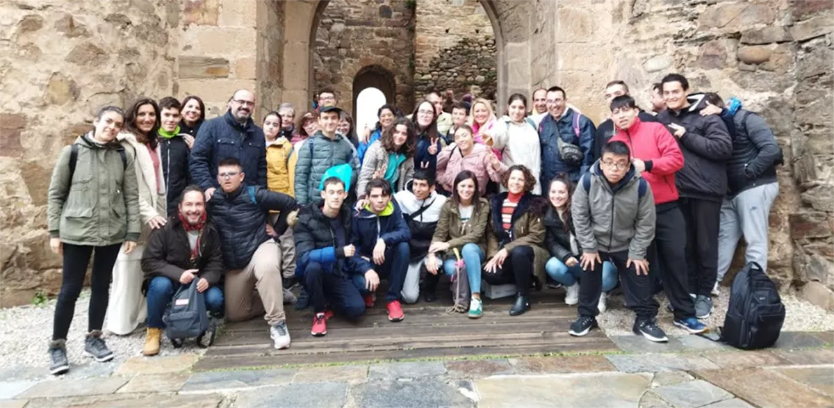 Ponferrada recibe a 25 alumnos de los CEE de Fuentesnuevas, Madrid y La Unión