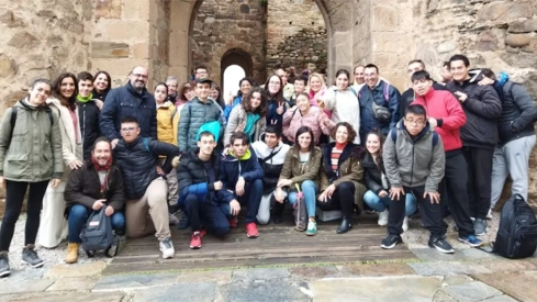 Ponferrada recibe a 25 alumnos de los CEE de Fuentesnuevas, Madrid y La Unión