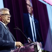 El secretario de Estado de Transportes, Movilidad y Agenda Urbana, David Lucas, inaugura la jornada.