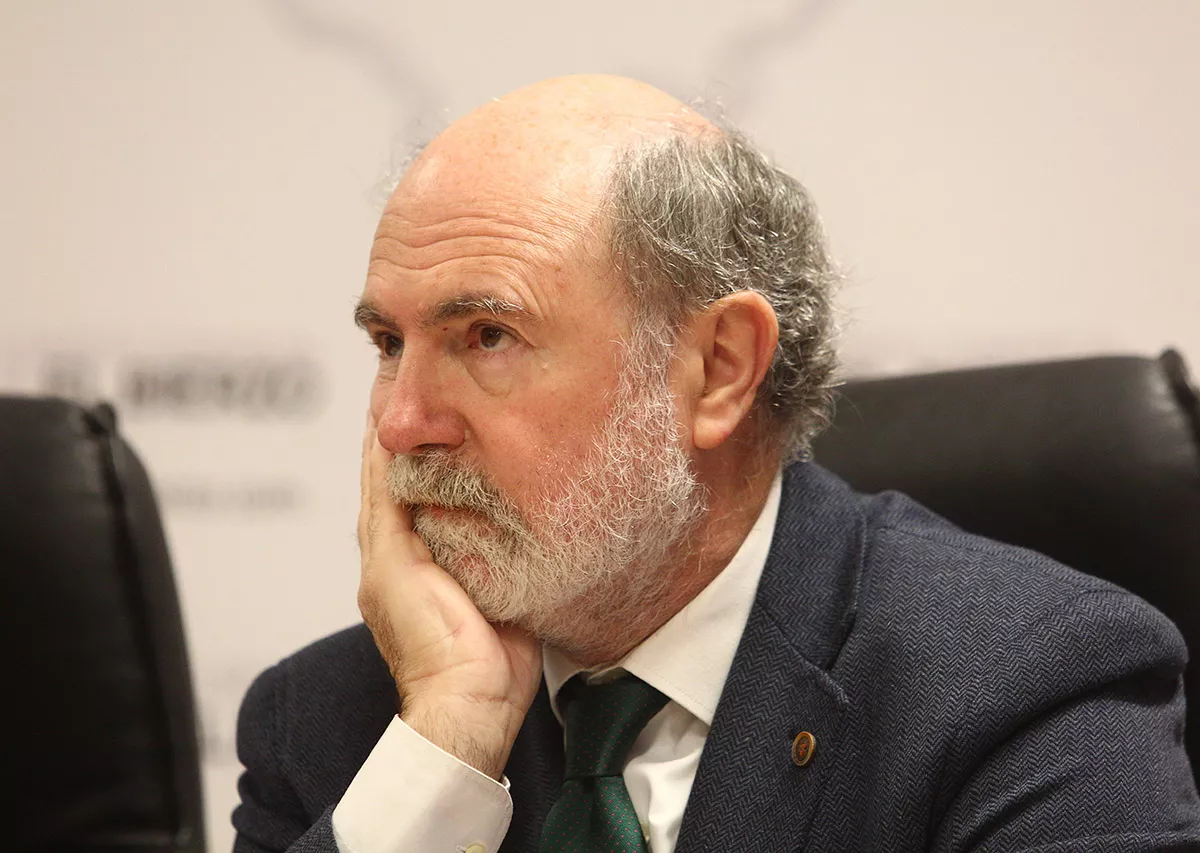 El presidente de Tragsa, Jesús Casas, durante su reunión de esta mañana en Ponferrada con el consejo comarcal del Bierzo y la delegada del Gobierno en Castilla y León El presidente de Tragsa, Jesús Casas, durante su reunión de esta mañana en Ponferrada con el consejo comarcal del Bierzo y la delegada del Gobierno en Castilla y León