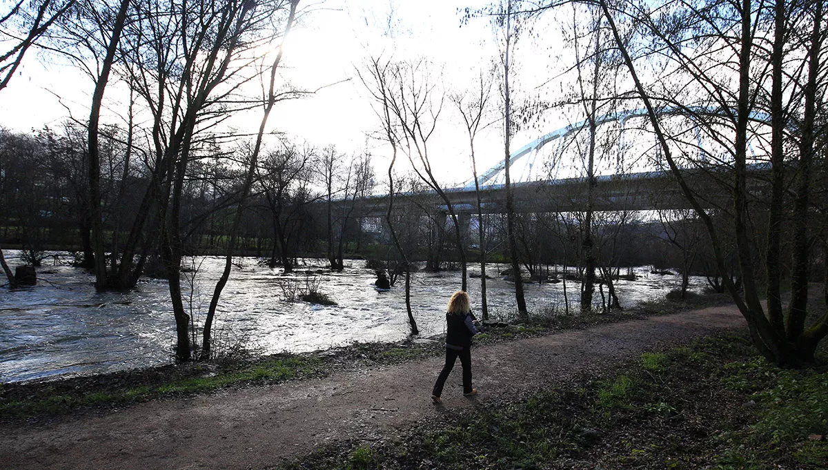 Crecida caudal y nivel de los ríos del Bierzo