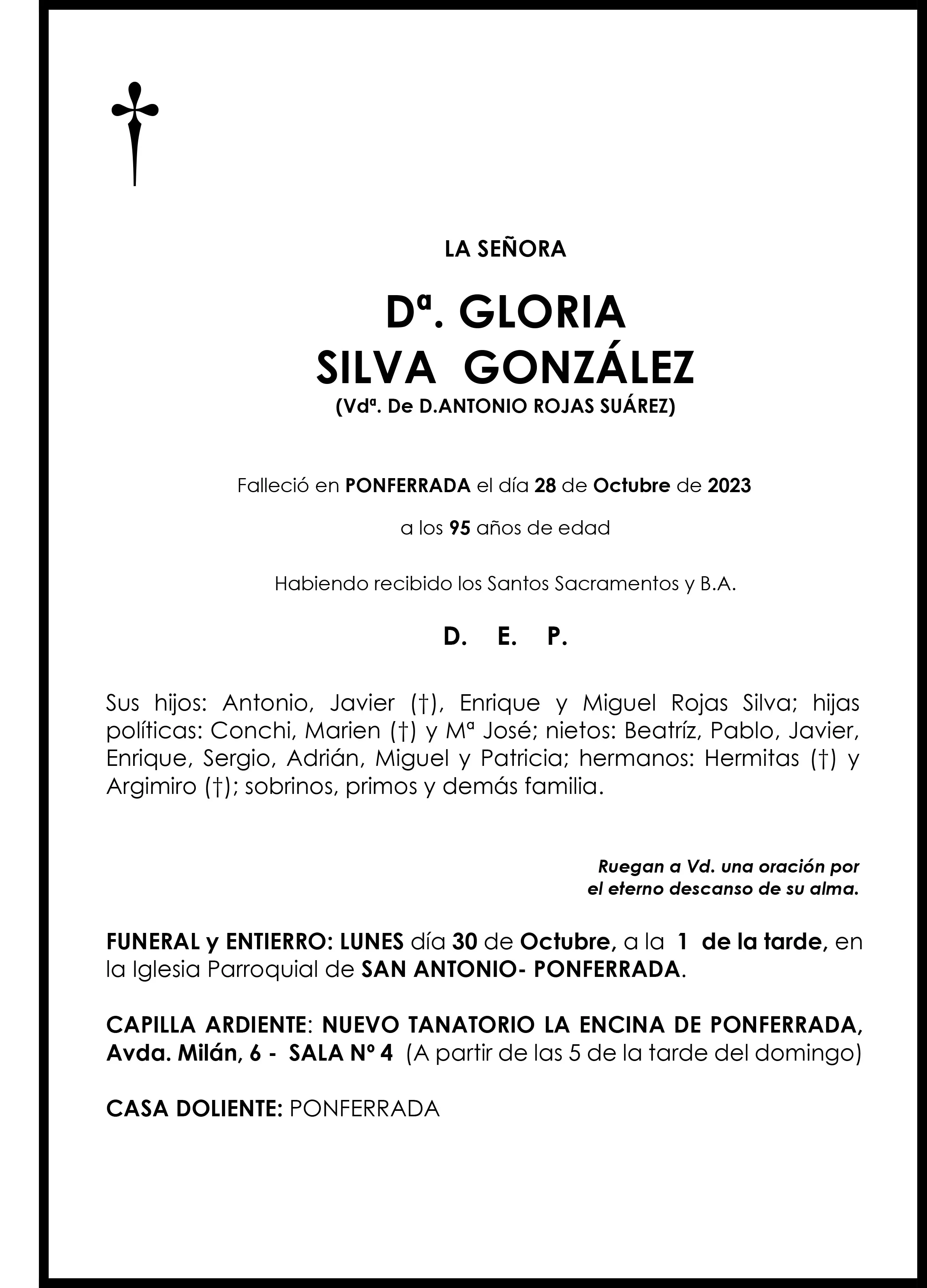 GLORIA SILVA GONZALEZ