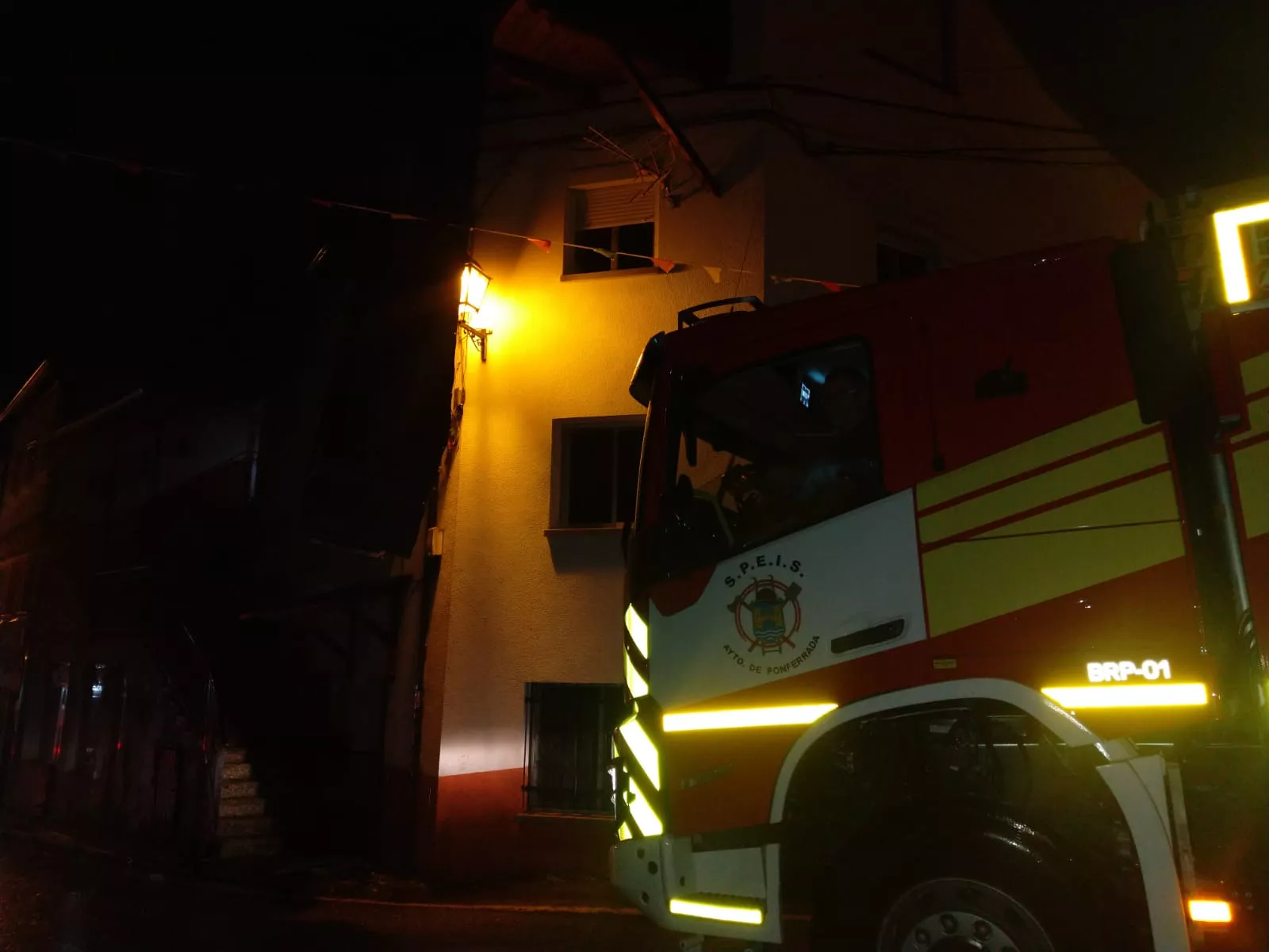 Incendio en Igüeña 