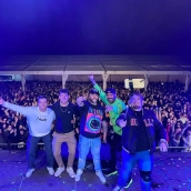 Kiko Rivera, Albert Novo y otros DJ durante la Halloween Espicha de León