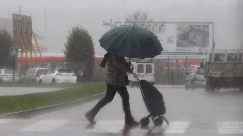 Temporal de viento y lluvia en el Bierzo