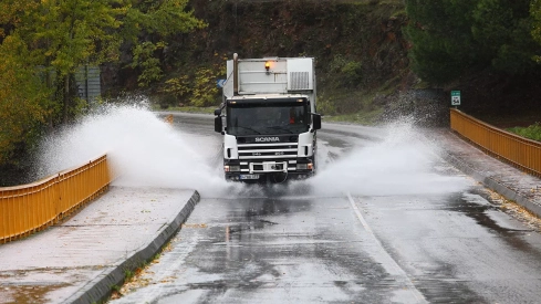 Temporal de viento y lluvia en el Bierzo 