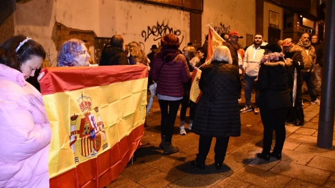 Concentración en Ponferrada contra la amnistía del pasado lunes