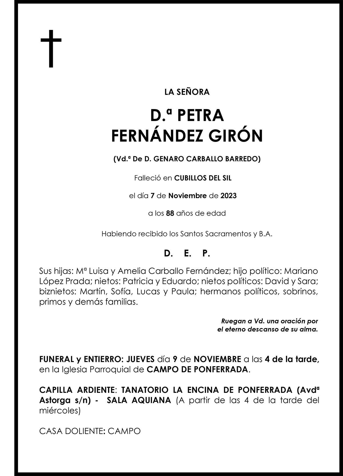 PETRA FERNÁNDEZ GIRÓN